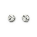 Solitaire Pierced Earrings